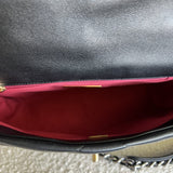 CHANEL Handbag 22C Black Lambskin Quilted 19 Flap Small MHW - Redeluxe