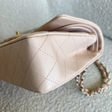 CHANEL Handbag 22C Light Beige Caviar Quilted Classic Flap Medium LGHW - Redeluxe