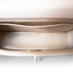 CHANEL Handbag 22C Mini Rectangular Flap Goatskin Quilted Golden Beige Aged Gold Hardware - Redeluxe