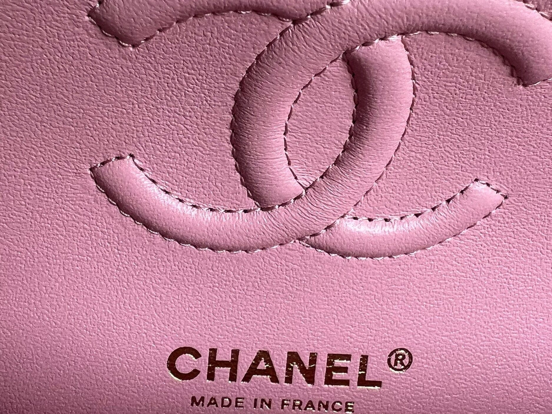 CHANEL Handbag 22C Sakura Pink Caviar Quilted Classic Flap Small LGHW - Redeluxe