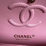 CHANEL Handbag 22C Sakura Pink Caviar Quilted Classic Flap Small LGHW - Redeluxe