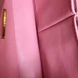 CHANEL Handbag 22C Sakura Pink Caviar Quilted Classic Flap Small LGHW - Redeluxe
