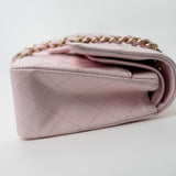 CHANEL Handbag 22P Light Pink Caviar Quilted Classic Flap Medium LGHW - Redeluxe