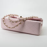 CHANEL Handbag 22P Light Pink Caviar Quilted Classic Flap Medium LGHW - Redeluxe