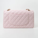 CHANEL Handbag 22P Light Pink Caviar Quilted Classic Flap Medium LGHW - Redeluxe