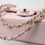 CHANEL Handbag 22P Light Pink Caviar Quilted Classic Flap Medium LGHW - Redeluxe