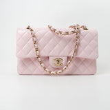 CHANEL Handbag 22P Light Pink Caviar Quilted Classic Flap Medium LGHW - Redeluxe