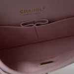 CHANEL Handbag 22P Light Pink Caviar Quilted Classic Flap Medium LGHW - Redeluxe