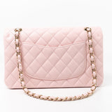 CHANEL Handbag 22S Light Pink Caviar Quilted Classic Flap Medium LGHW - Redeluxe