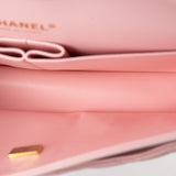 CHANEL Handbag 22S Light Pink Caviar Quilted Classic Flap Medium LGHW - Redeluxe