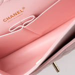 CHANEL Handbag 22S Light Pink Caviar Quilted Classic Flap Medium LGHW - Redeluxe