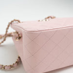CHANEL Handbag 22S Light Pink Caviar Quilted Mini Bucket Bag LGHW - Redeluxe
