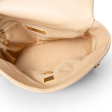 CHANEL Handbag Beige 22C Beige Clair Lambskin Quilted 19 Flap Small Mixed Hardware - Redeluxe