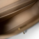 CHANEL Handbag Beige 22C Beige Lambskin Quilted Mini Rectangular Quilted Flap Bag - Redeluxe