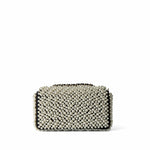 CHANEL Handbag Black 19S Pearl On Flap Mini Rectangular Bag Light Gold Hardware - Redeluxe