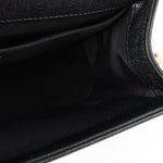 CHANEL Handbag Black 19S Shiny Black Caviar Chevron Boy Bag Medium Champagne Gold Hardware - Redeluxe