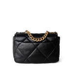 CHANEL Handbag Black 21P Black Lambskin Quilted 19 Flap Small Mixed Hardware - Redeluxe