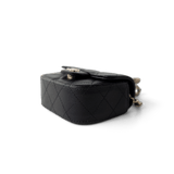 CHANEL Handbag Black 22C Mini Vanity Caviar Quilted Black (micro size) - Redeluxe