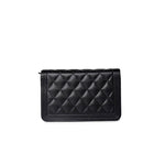 CHANEL Handbag Black Black Caviar Quilted Boy Wallet on Chain (WOC) Antique Gold Hardware - Redeluxe