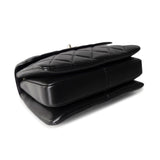 CHANEL Handbag Black / Lambskin 21S Black Lambskin Quilted Small Trendy CC Light Gold Hardware - Redeluxe