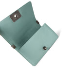 CHANEL Handbag Boy / Green 20C Tiffany Blue Caviar Chevron Small Boy Bag Ruthenium Hardware - Redeluxe