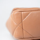 CHANEL Handbag Brown 21P Caramel Lambskin Quilted 19 Flap Small Mixed Hardware - Redeluxe