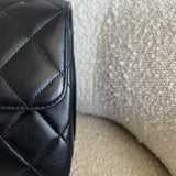 CHANEL Handbag Chanel Black Lambskin Quilted Trendy CC Small LGHW - Redeluxe