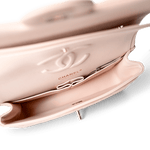 CHANEL Handbag Classic Flap / Beige 22c Beige Caviar Quilted Classic Flap Medium Light Gold Hardware - Redeluxe