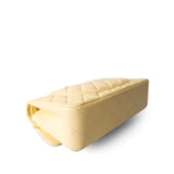 CHANEL Handbag Classic flap / Yellow 21C Yellow Lambskin Quilted Classic Flap Small Light Gold Hardware - Redeluxe