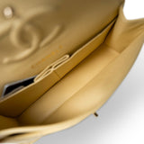CHANEL Handbag Classic flap / Yellow 21C Yellow Lambskin Quilted Classic Flap Small Light Gold Hardware - Redeluxe