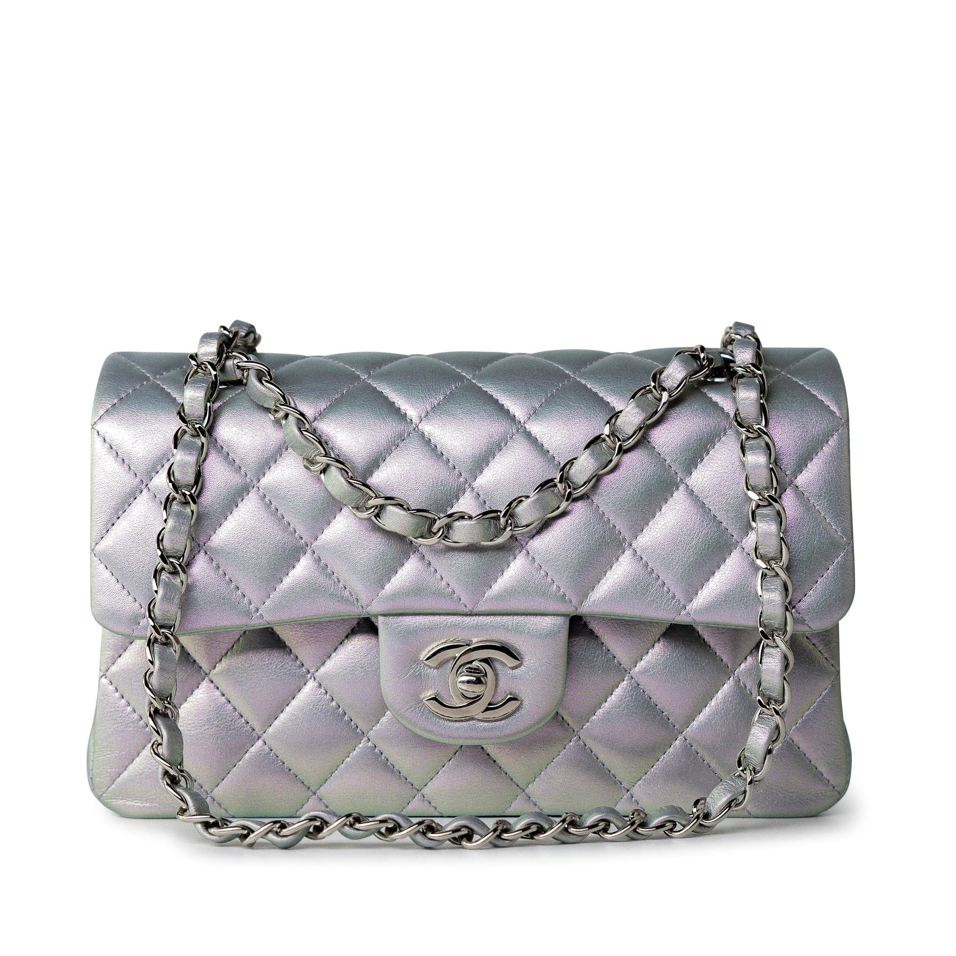 Silver chanel handbag Clearance