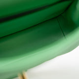 CHANEL Handbag Green Mini Green Lambskin Quilted Entwined Single Flap Antique Gold Hardware - Redeluxe