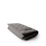 CHANEL Handbag Grey 22B Grey Caviar Quilted Wallet on Chain Light Gold Hardware - Redeluxe