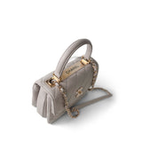 CHANEL Handbag Grey 22B Grey Lambskin Quilted Trendy CC Small Light Gold Hardware - Redeluxe