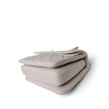 CHANEL Handbag Grey 22B Grey Lambskin Quilted Trendy CC Small Light Gold Hardware - Redeluxe