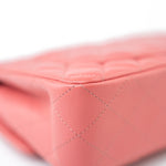 CHANEL Handbag Pink 18S Pink Caviar Quilted Classic Flap Small Light Gold Hardware - Redeluxe