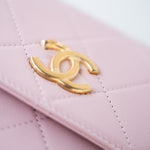 CHANEL Handbag Pink 21S Light Pink / Rose Clair Calfskin Quilted All About Pearls Small Hobo Bag - Redeluxe