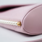 CHANEL Handbag Pink 21S Light Pink / Rose Clair Calfskin Quilted All About Pearls Small Hobo Bag - Redeluxe