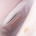 CHANEL Handbag Pink 21S Light Pink / Rose Clair Calfskin Quilted All About Pearls Small Hobo Bag - Redeluxe