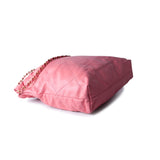 CHANEL Handbag Pink Medium Pink Calfskin Quilted 22 Hobo Bag Antique Gold Hardware - Redeluxe