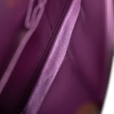 CHANEL Handbag Purple 20B Iridescent Purple Calfskin Quilted Classic Flap Light Gold Hardware - Redeluxe