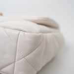 CHANEL Handbag White 21p White 19 Lambskin Quilted 19 Flap Small - Redeluxe