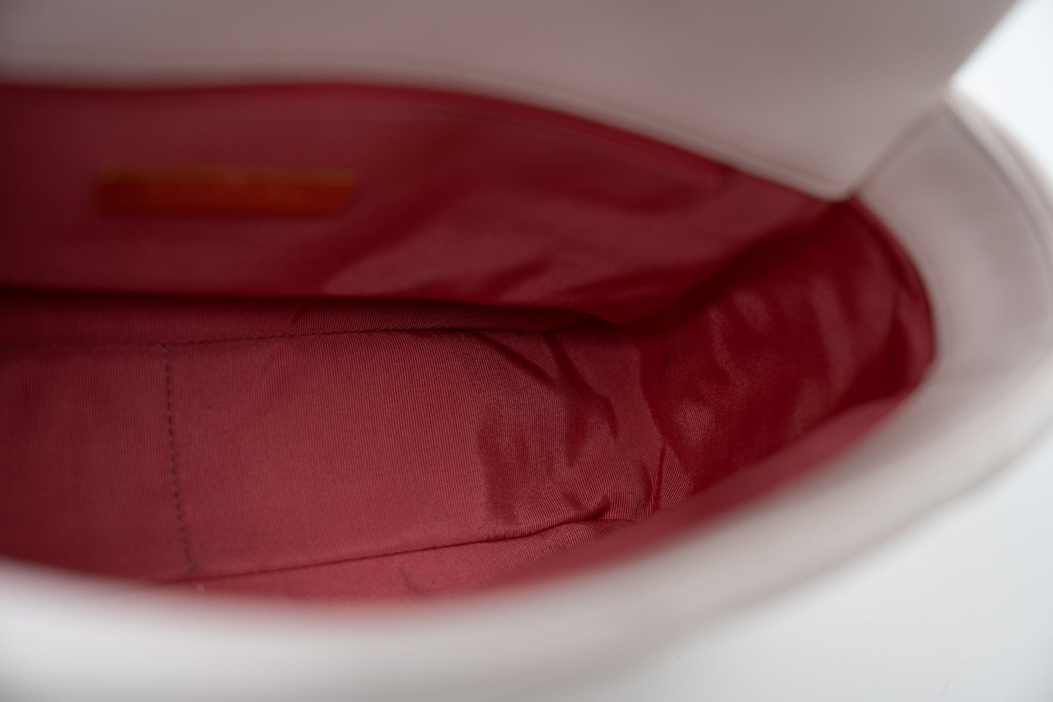 CHANEL Handbag White 21p White 19 Lambskin Quilted 19 Flap Small - Redeluxe