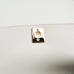 CHANEL Handbag White Caviar Quilted Small Coco Handle - Redeluxe
