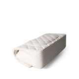 CHANEL Handbag White / Classic flap 21S White Caviar Quilted Classic Flap Small Light Gold Hardware - Redeluxe