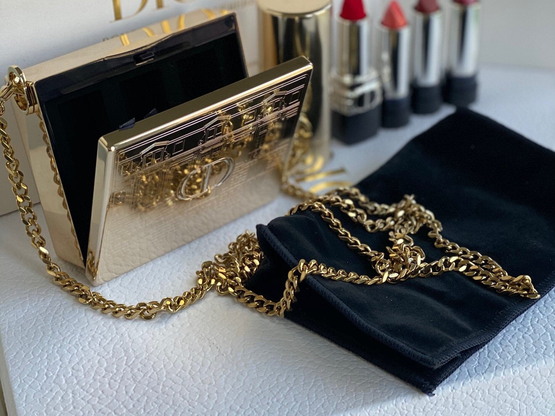 CHANEL Lipstick DIOR Rouge Dior Minaudiere  - The Atelier of Dreams Limited Edition - Redeluxe