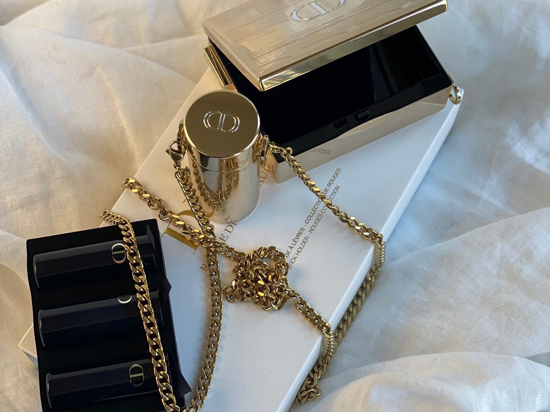 CHANEL Lipstick DIOR Rouge Dior Minaudiere  - The Atelier of Dreams Limited Edition - Redeluxe