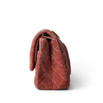 CHANEL Pink Pink/Rose Velvet Quilted Reissue 2.55 Flap 225 Aged Gold Hardware - Redeluxe
