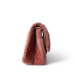 CHANEL Pink Pink/Rose Velvet Quilted Reissue 2.55 Flap 225 Aged Gold Hardware - Redeluxe
