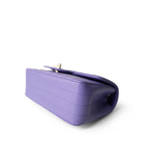 CHANEL Purple 20S Light Purple Lambskin Chevron Mini Rectangular Flap Light Gold Hardware - Redeluxe